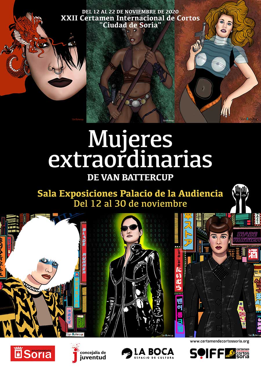 Cartel Exposición Mujeres extraordinarias