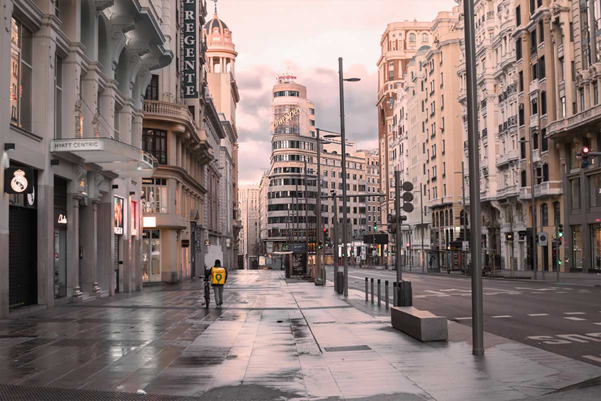 Exposición Ciudades vacías - Gran Vía, Madrid