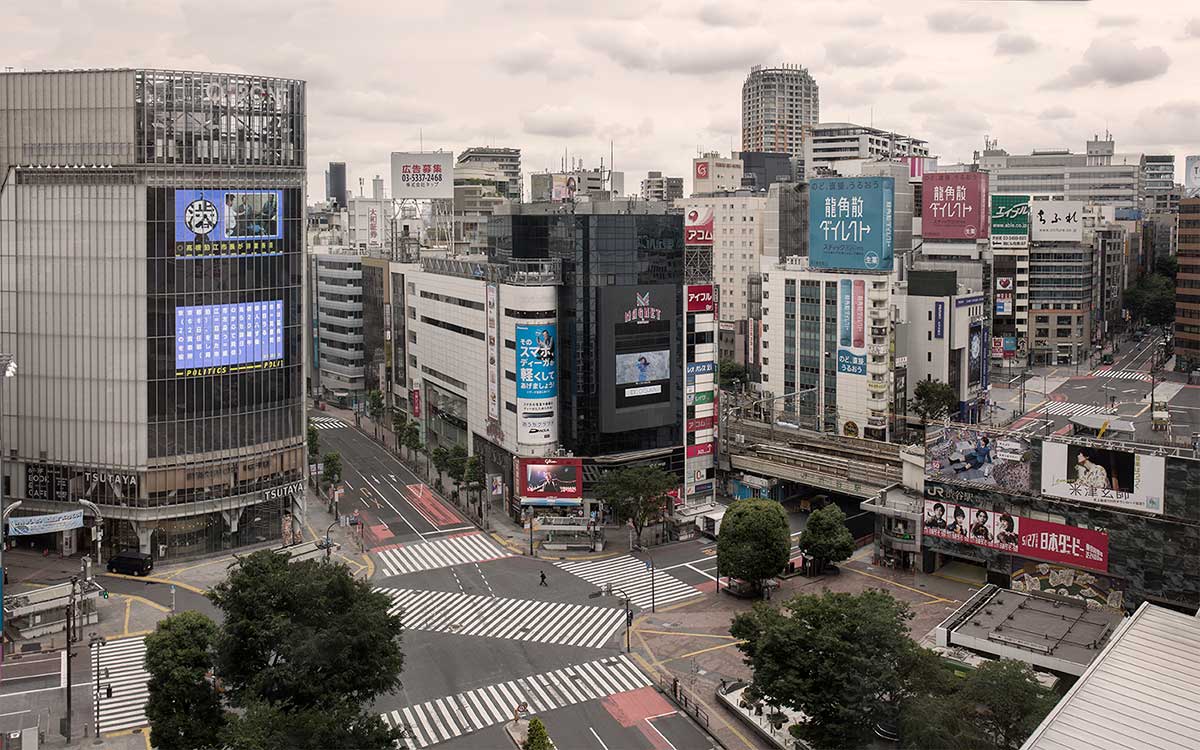 Exposición Ciudades vacías - Shibuya, Tokio, Japón