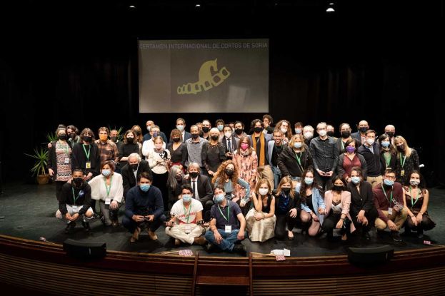 Foto de familia de la XXIII edición del Certamen Internacional de Cortos &quot;Ciudad de Soria&quot;. Fotografías Víctor García Valero