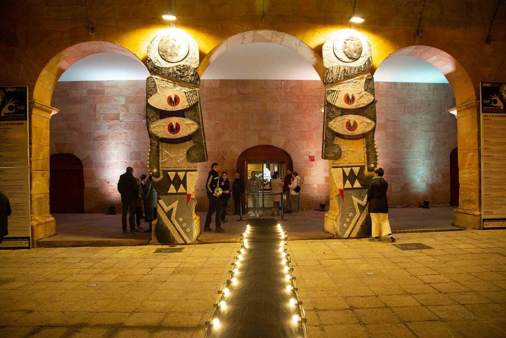 El Palacio de la Audiencia acoge de nuevo el Certamen Internacional de Cortos &quot;Ciudad de Soria&quot;. Fotografía María Ferrer