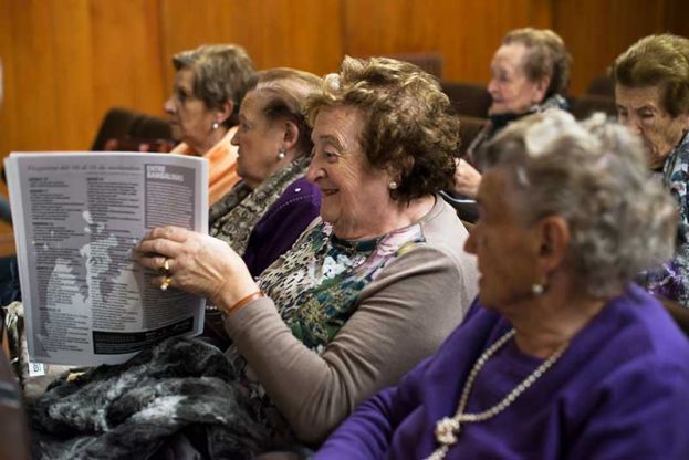 Mujeres de Cine. Las Amas de Casa Cortan el Bacalao. Fotografías Elena Gimeno Dones