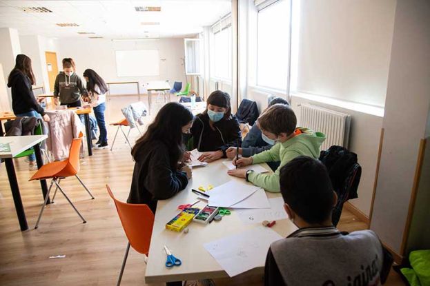 Taller de animación para niños. Fotografías Víctor García Valero