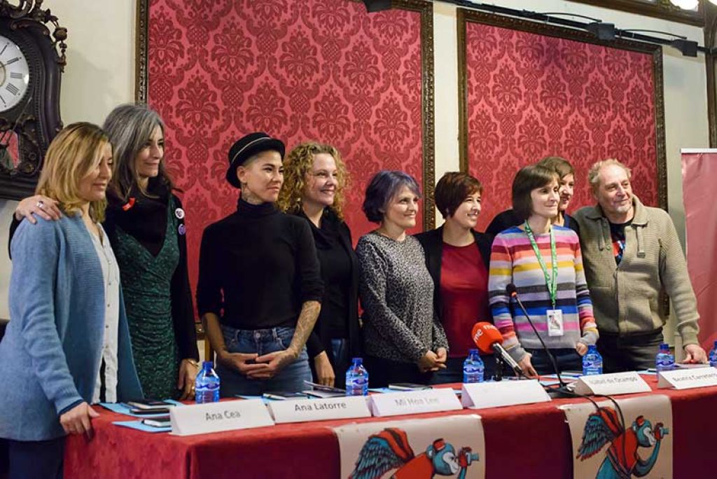 Casino Amistad Numancia - Salón Gerardo Diego. Encuentro profesional. Mujeres de cine: Encuentro con directoras. Fotografías Elena Gimeno Dones