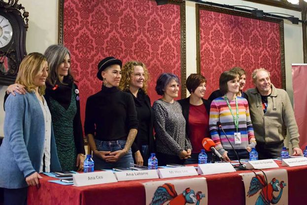 Casino Amistad Numancia - Salón Gerardo Diego. Encuentro profesional. Mujeres de cine: Encuentro con directoras. Fotografías Elena Gimeno Dones