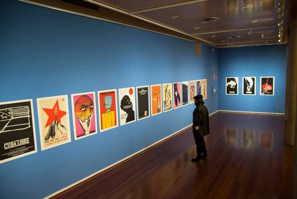 Palacio de la Audiencia / Sala A. "Carteles cubanos de cine. Una retrospectiva". Fotografías Elena Gimeno Dones